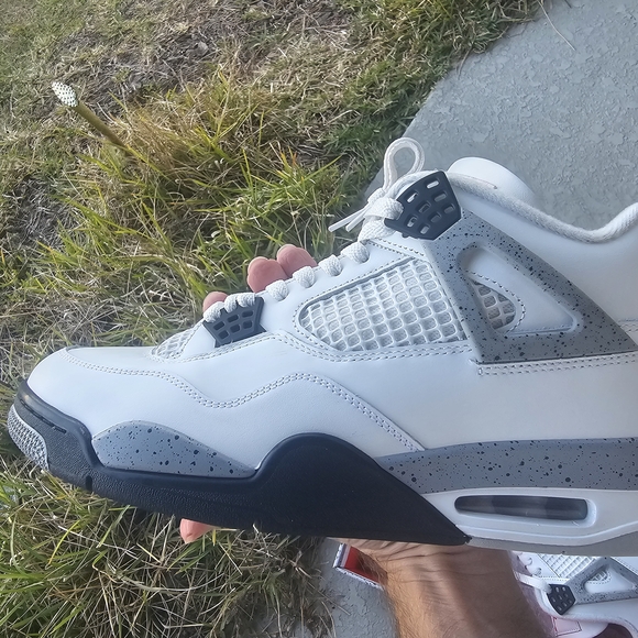 Size 11.5 - Air Jordan 4 Retro OG 2025 White Cement main image 4